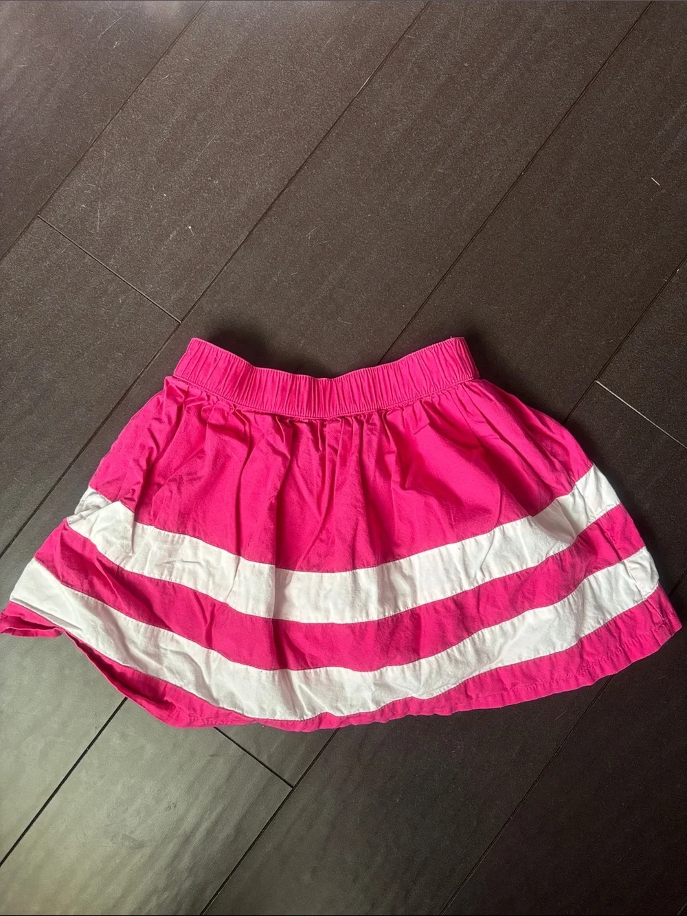 GAP Hot Pink & White Striped Girls' Skirt